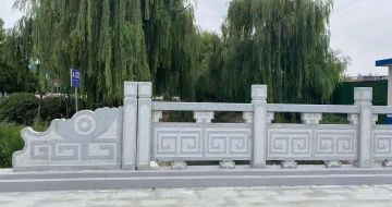 新余 芝麻灰桥栏杆、河道栏杆安装效果