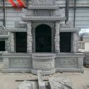 新余 芝麻灰高档墓碑，土墓，可定制