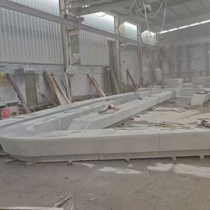 新余 花岗岩整石坐凳拼装