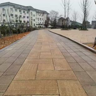 新余仿古石铺装效果