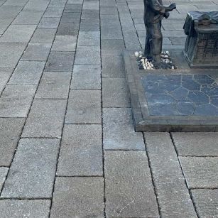 新余仿古石铺装效果