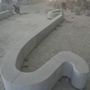 新余 花岗岩整石坐凳拼装