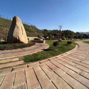 新余仿古石铺装效果