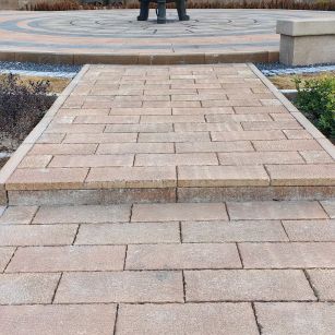 新余仿古石铺装效果