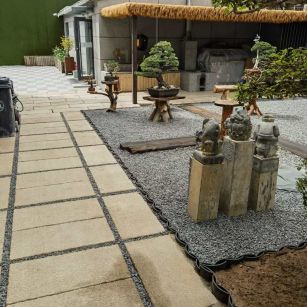 新余仿古石铺装效果