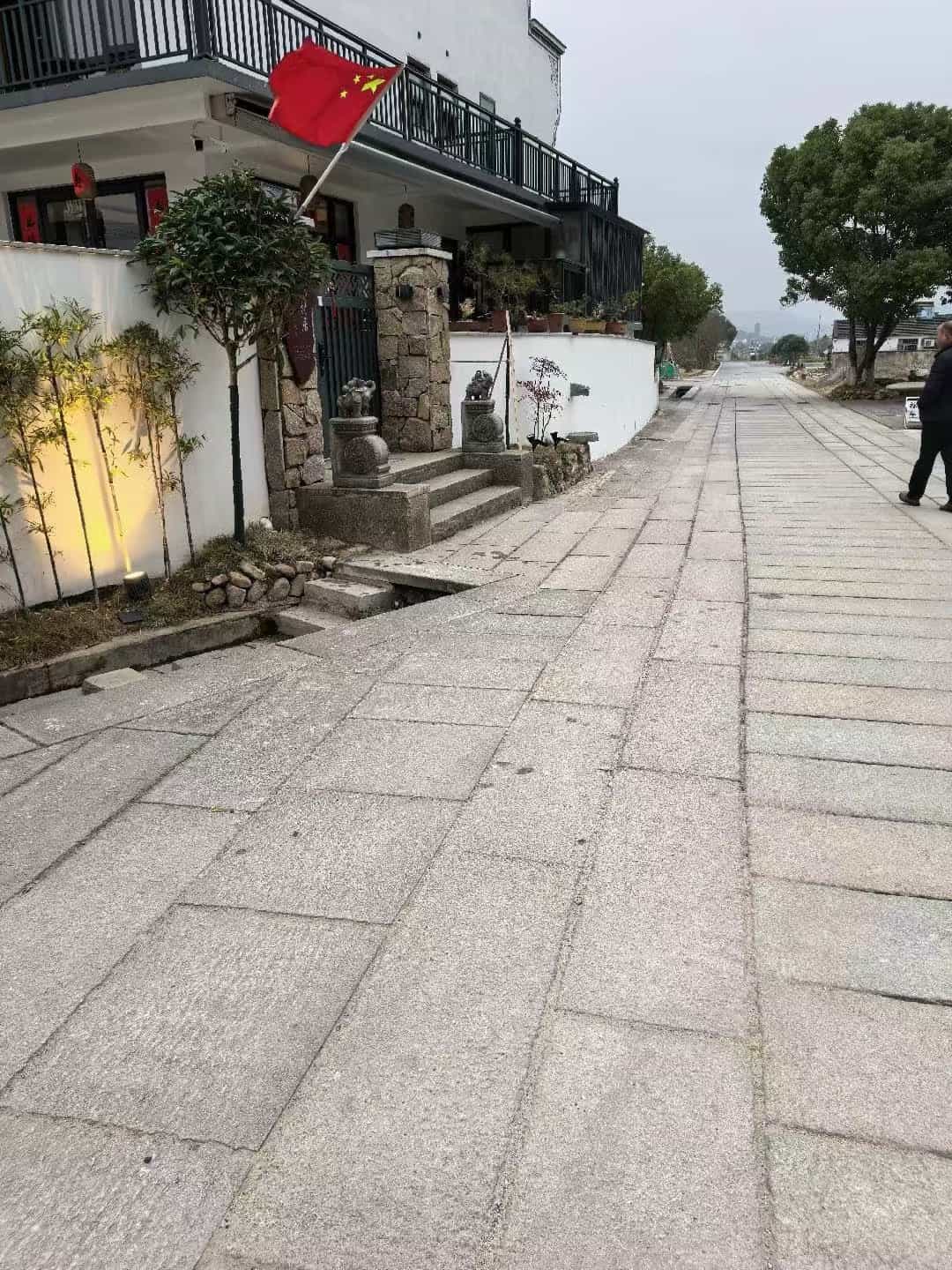 新余仿古石铺装效果