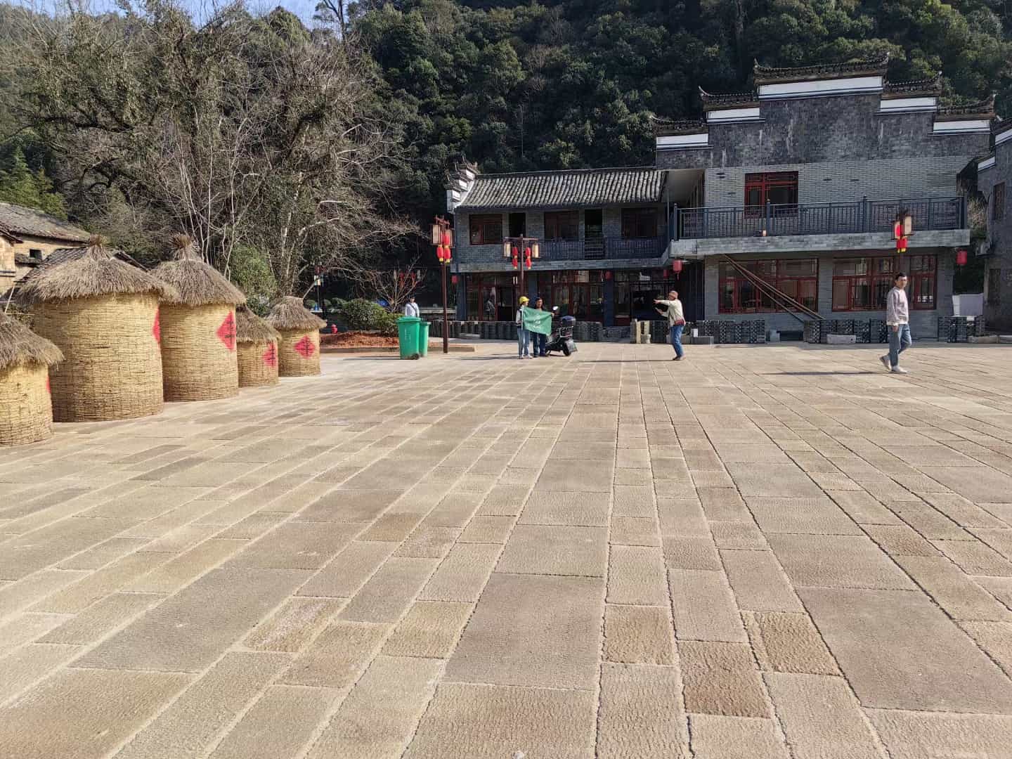 新余仿古石铺装效果