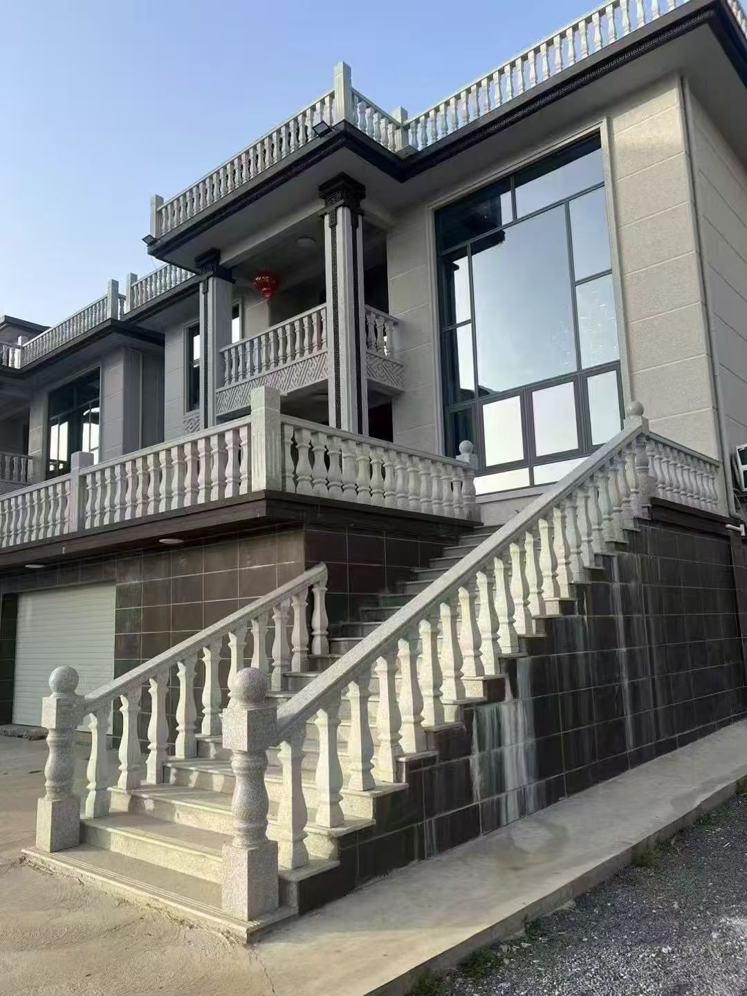 新余 芝麻白别墅阳台栏杆，楼梯栏杆