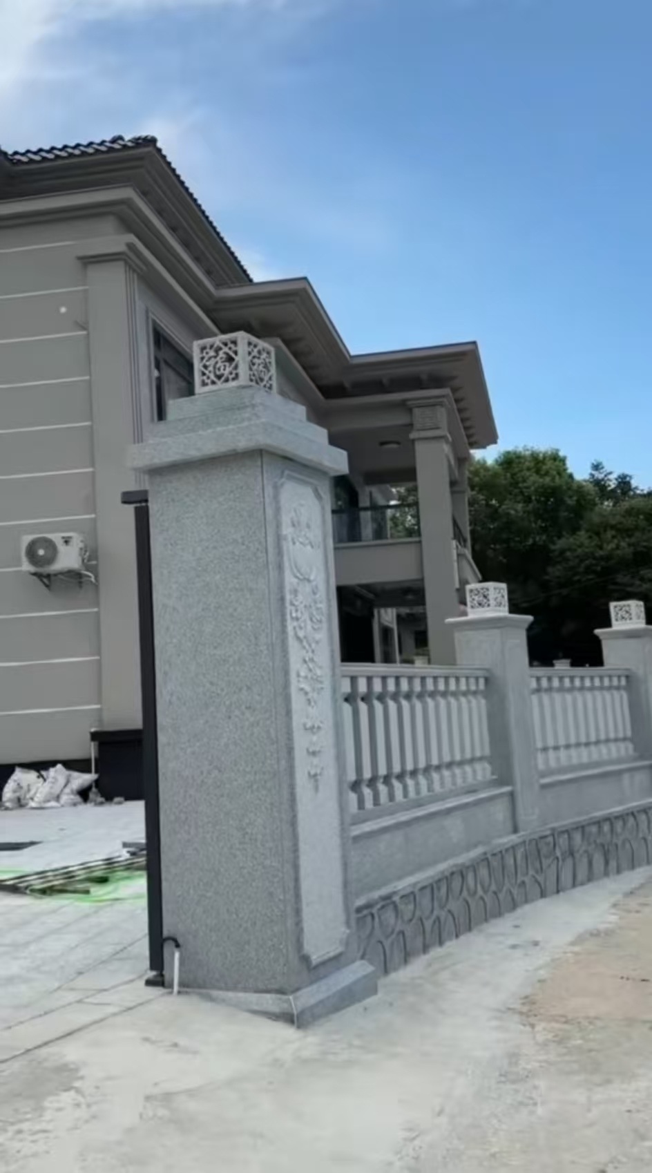 新余 芝麻白别墅围墙栏杆，私人订制