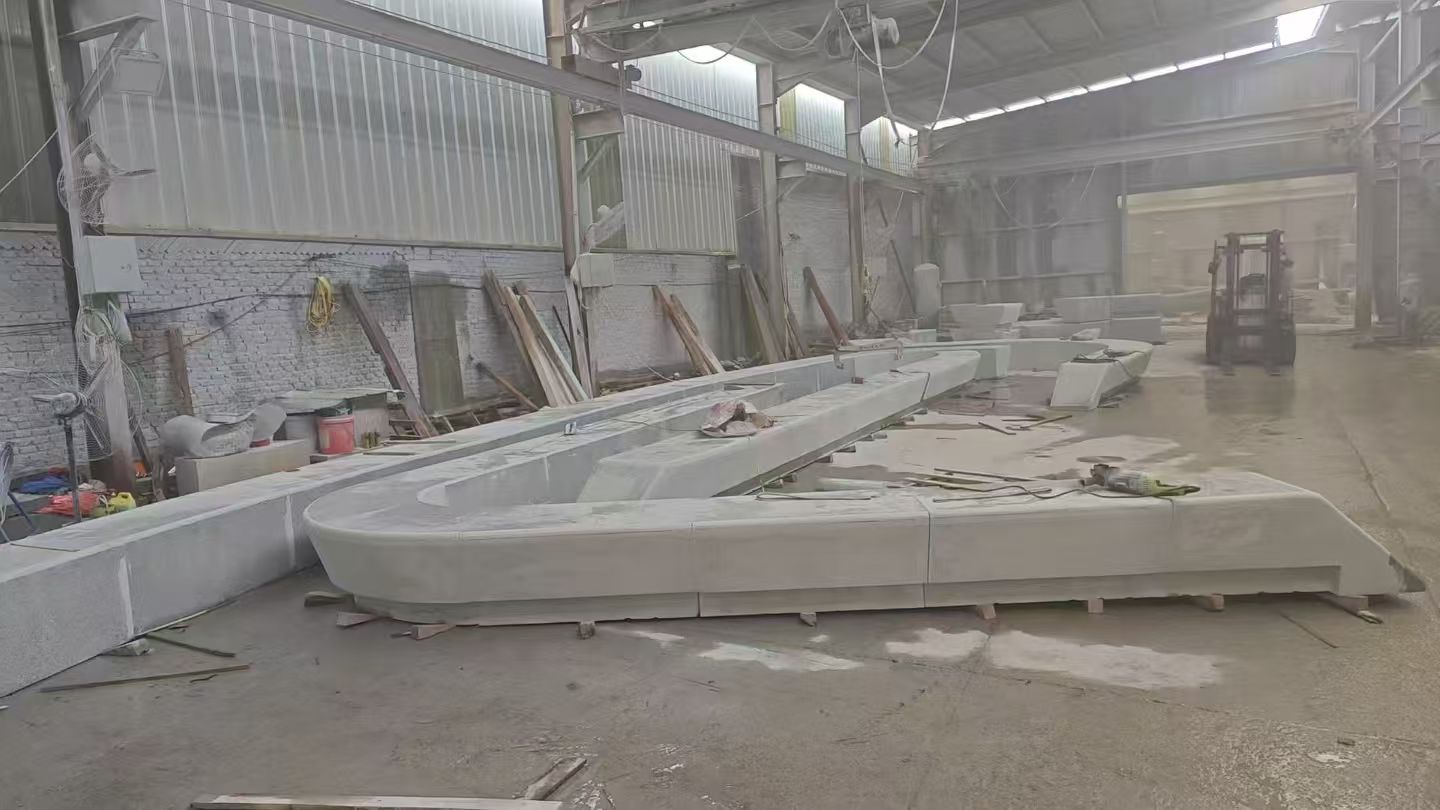 新余 花岗岩整石坐凳拼装