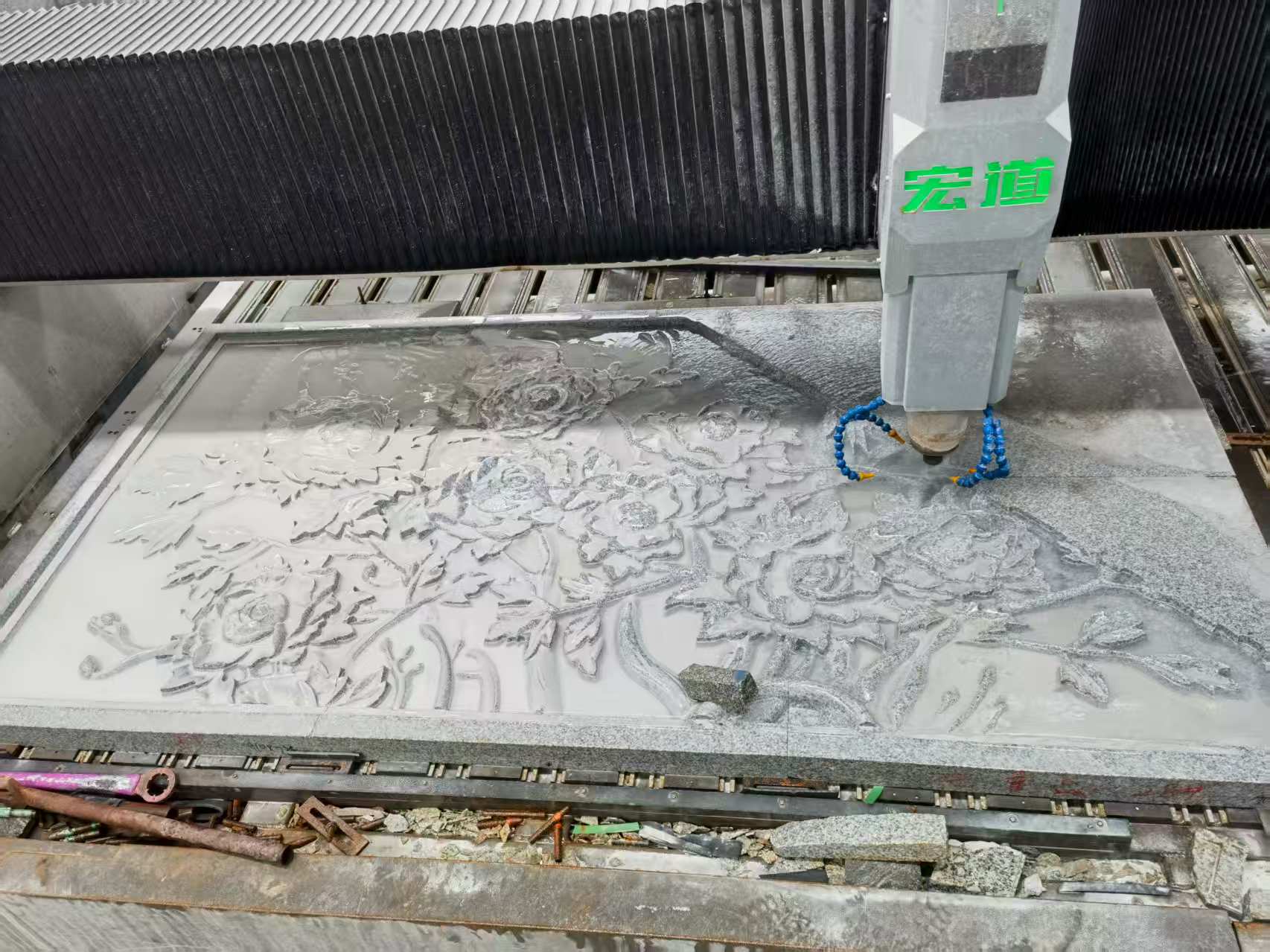 新余 别墅墙面石材雕刻