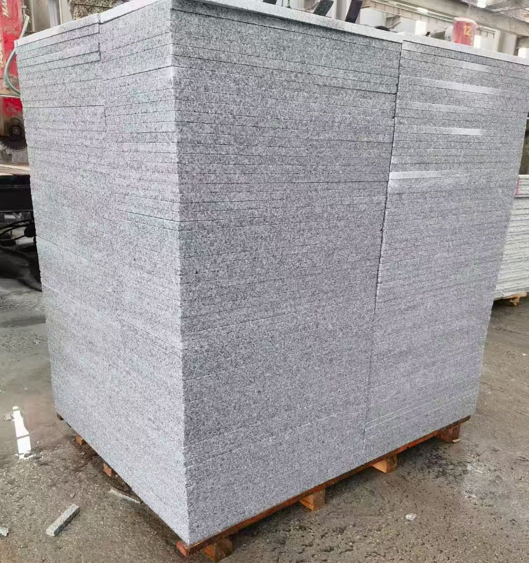 新余 火烧面地铺石，街道广场园林市政工程板，1.8~5.0厚均有现货