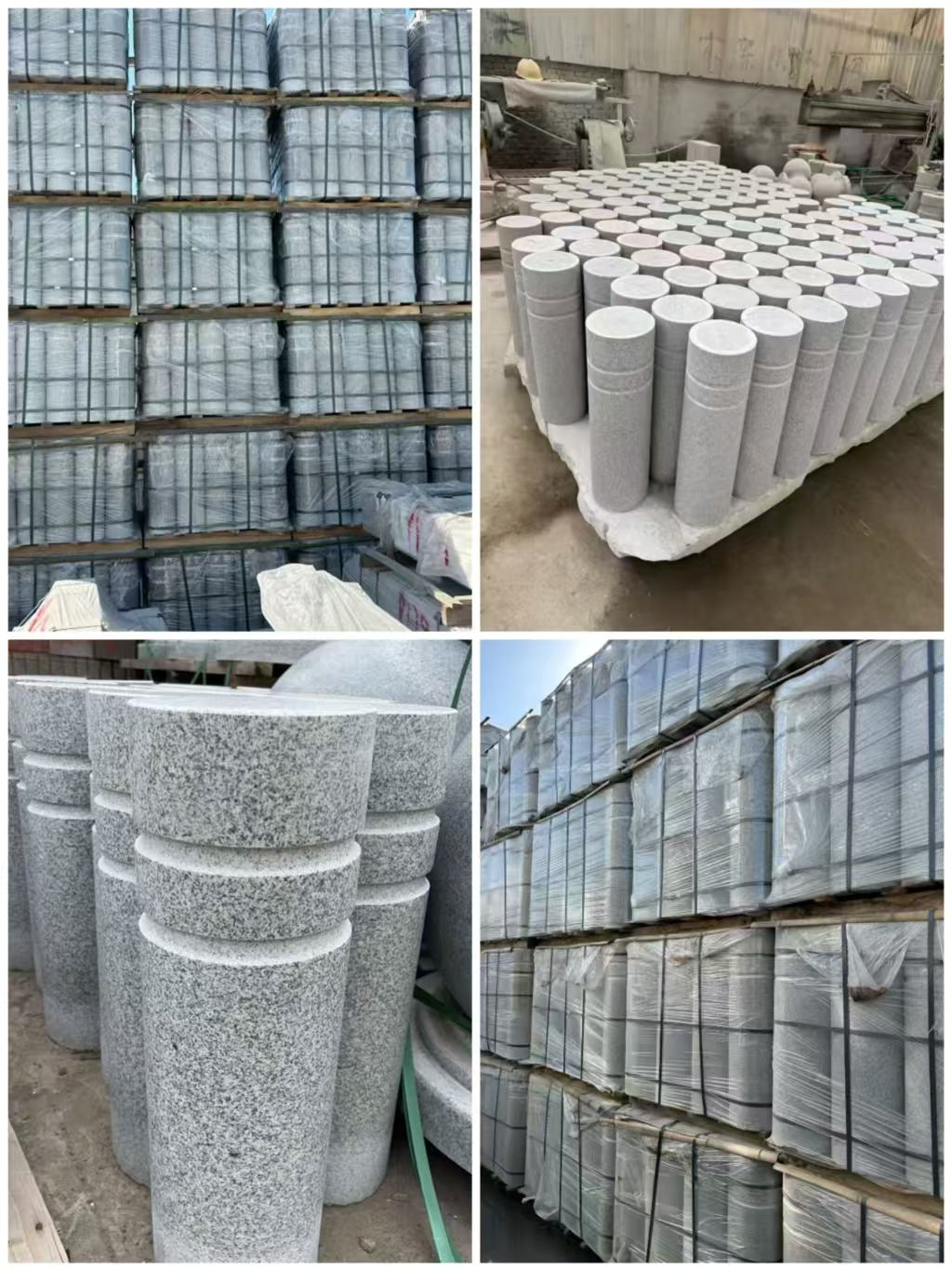 新余 芝麻白花岗岩挡车柱、隔离柱多少钱