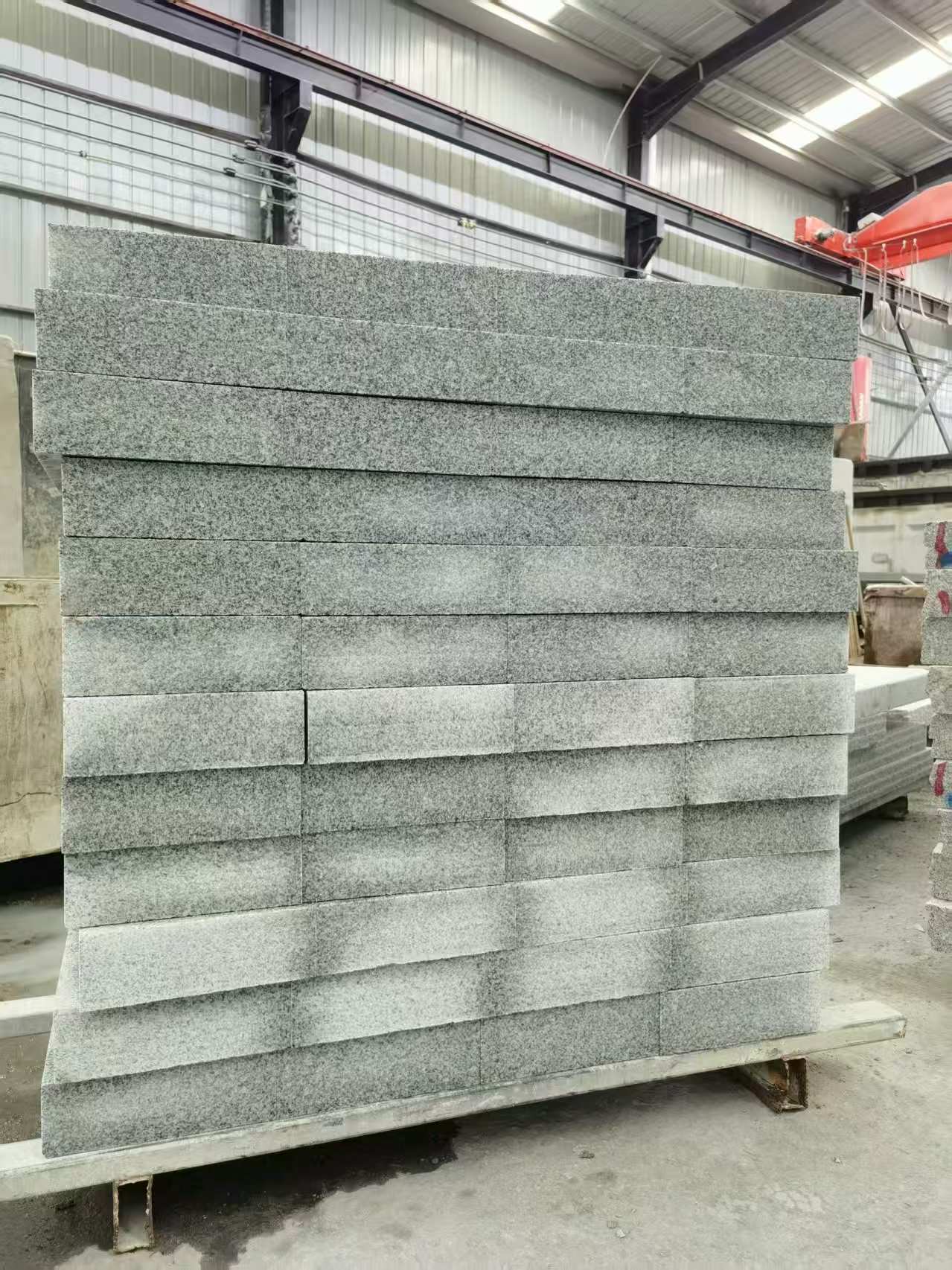 新余 芝麻白10公分300*600广场地铺，A料定制，尺寸标准，厚薄均匀